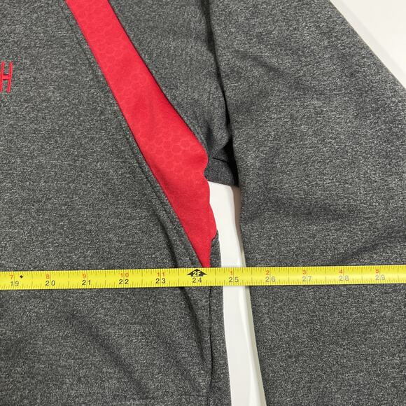 Texas Tech Red Raiders NCAA Red/Gray Hoodie Men's XL Full Zip Colosseum - Picture 7 of 11